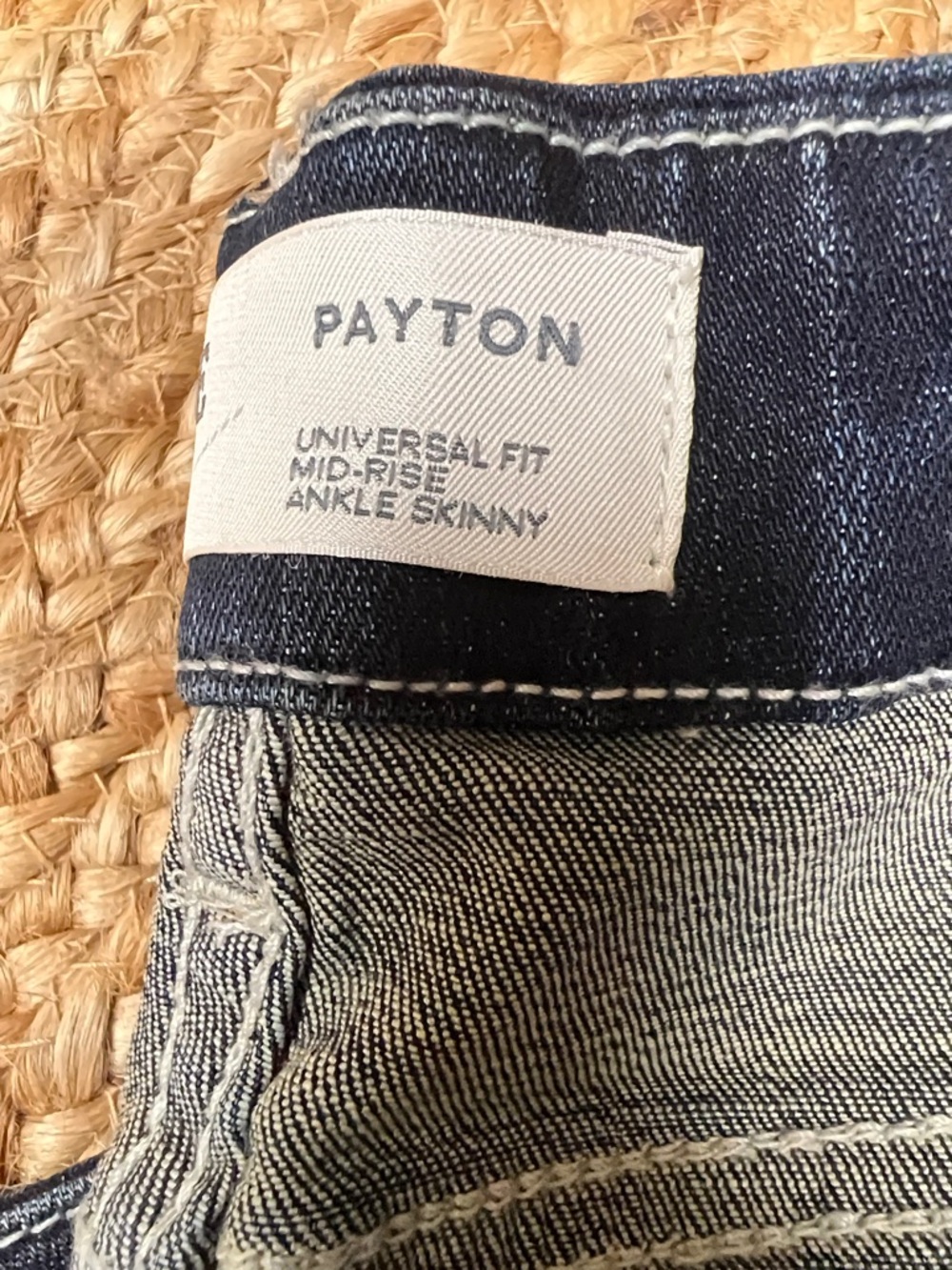 BKE Indigo Skinny Jeans with Faded Detail - Picture 4 of 4